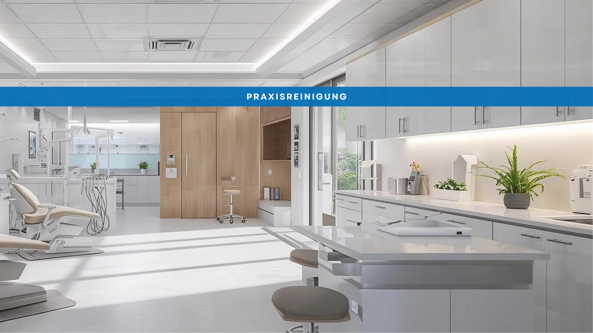Professionelle Praxisreinigung Köln – Reinigung Simon bei der Arbeit in einer Arztpraxis